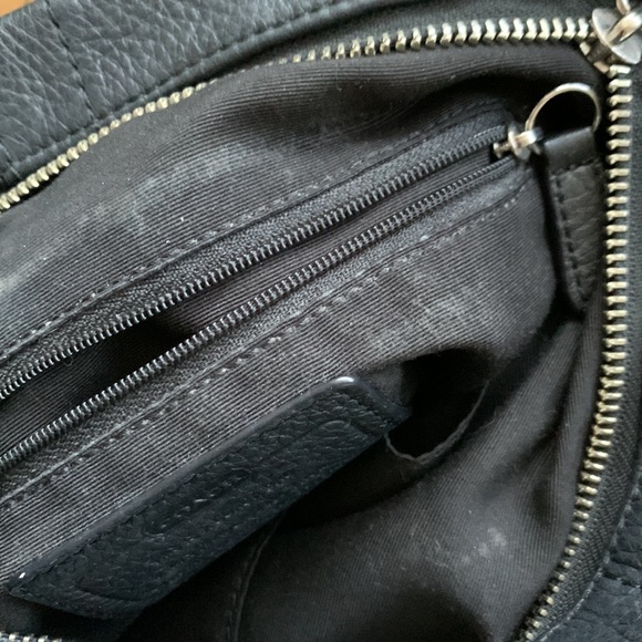 Vintage Coach Chain Duffel Crossbody pebbled leather Shoulder bag purse - Picture 11 of 12